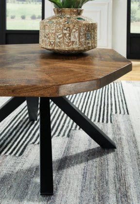 HAILEETON OVAL COCKTAIL TABLE - Berre Furniture