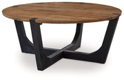 Hanneforth Round Cocktail Table - Berre Furniture
