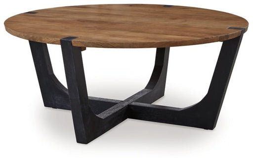 Hanneforth Round Cocktail Table - Berre Furniture