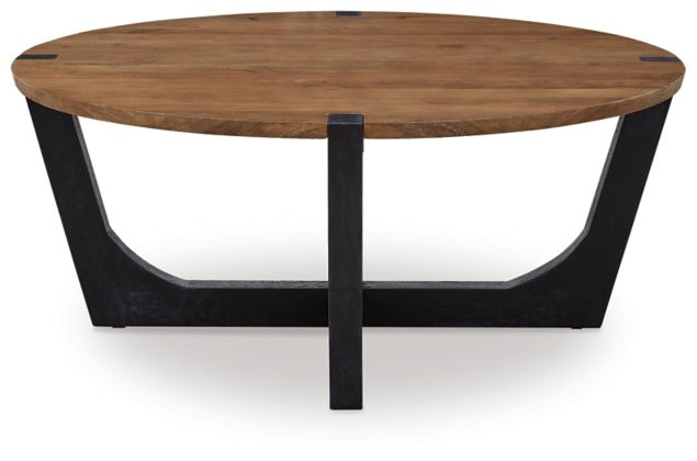 Hanneforth Round Cocktail Table - Berre Furniture
