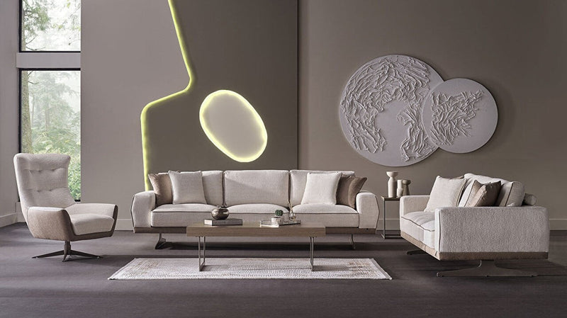 RAVELLY Living Room Set 3 Seater Sofa