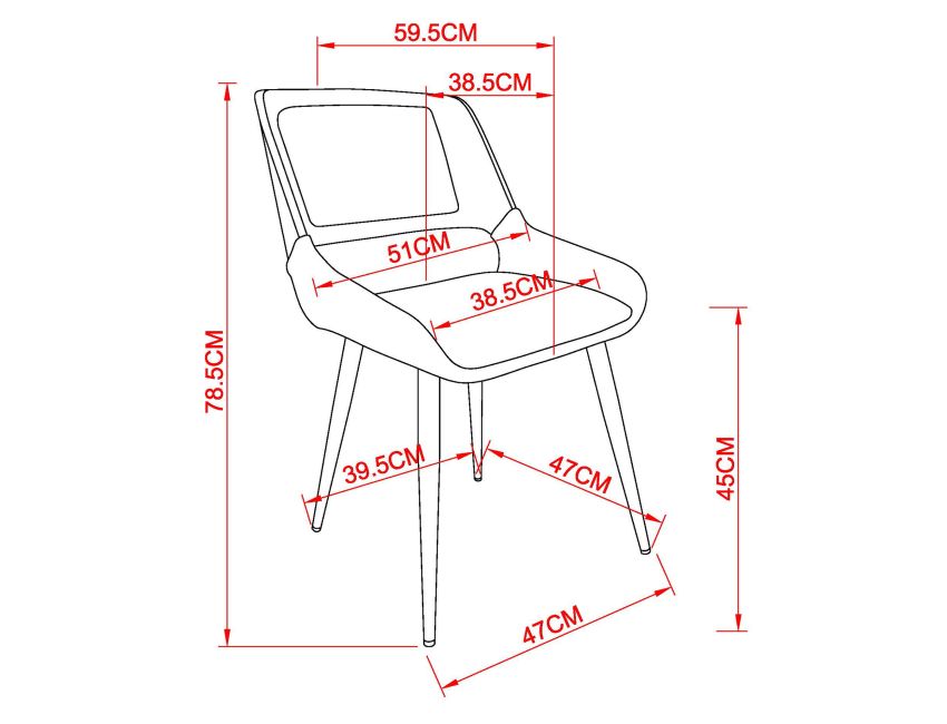 HUDSON Dining Chairs - Berre Furniture