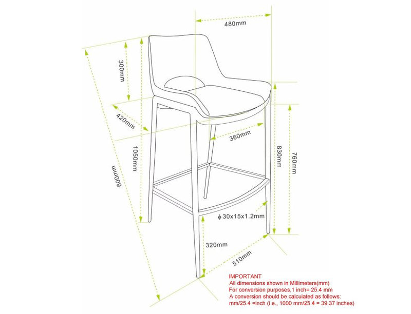 ICONA Bar Stools - Berre Furniture