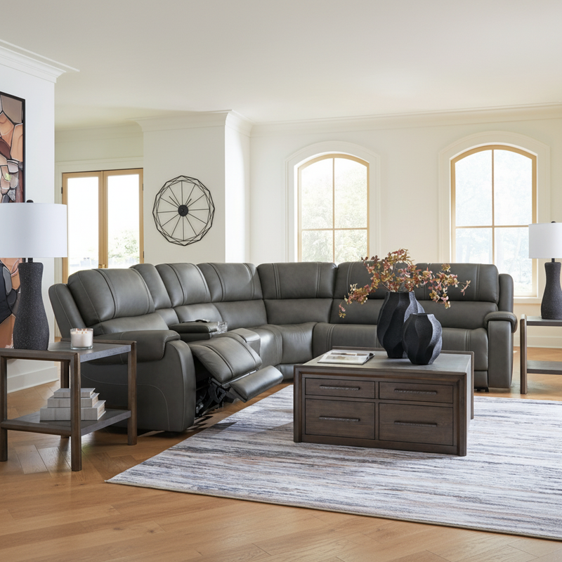 5Z-Harrenhurst 5-Piece Power Reclining Sectional