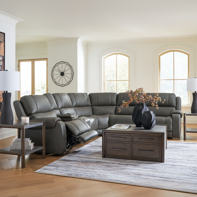5Z-Harrenhurst 7-Piece Power Reclining Sectional