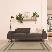 India Black Rug - Berre Furniture