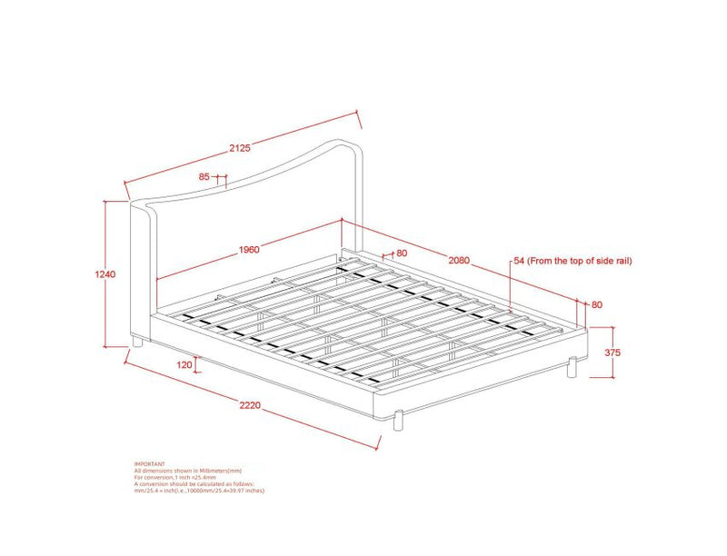 ISADORA Bed - Berre Furniture