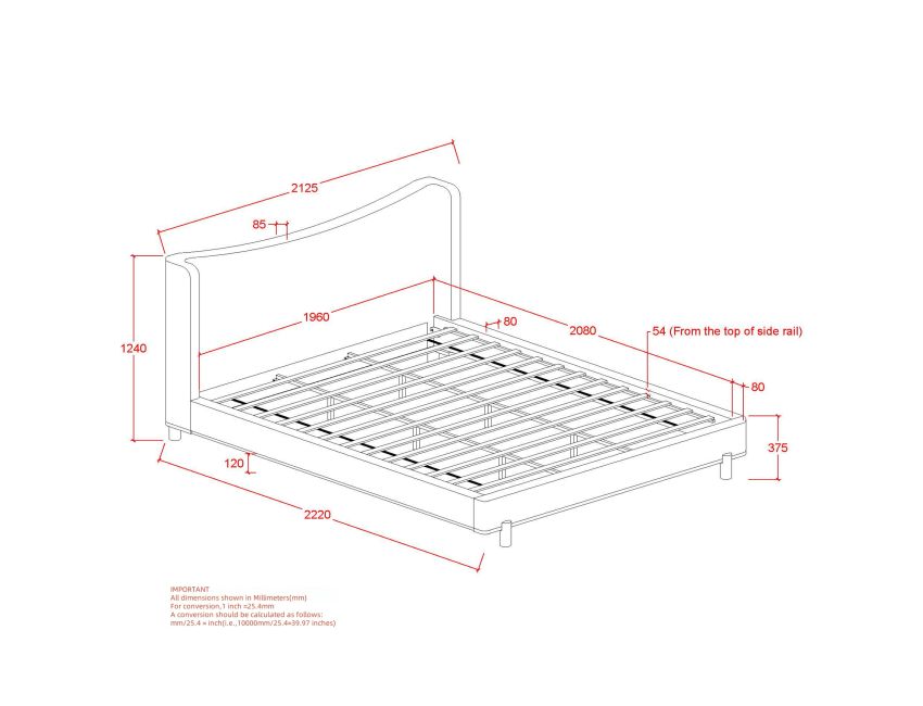 ISADORA Bed - Berre Furniture
