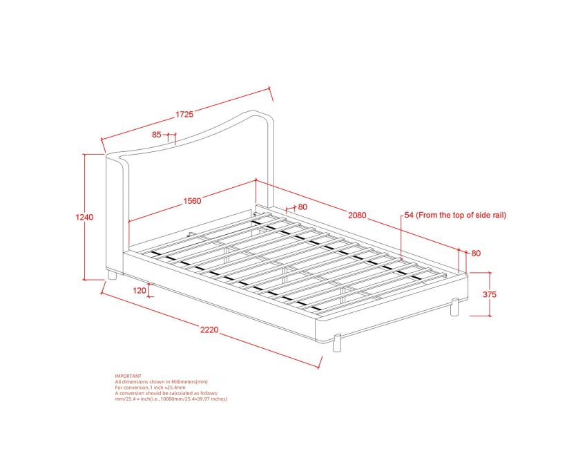 ISADORA Bed - Berre Furniture