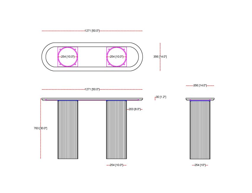 JILSA Console Table - Berre Furniture