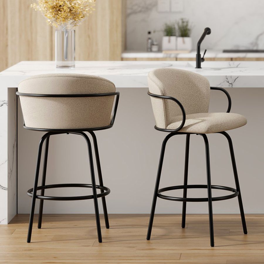 Kalani 26" Counter Stool w/Swivel - Berre Furniture