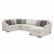 Koralynn 3-Piece Sectional with Chaise Right Chaise