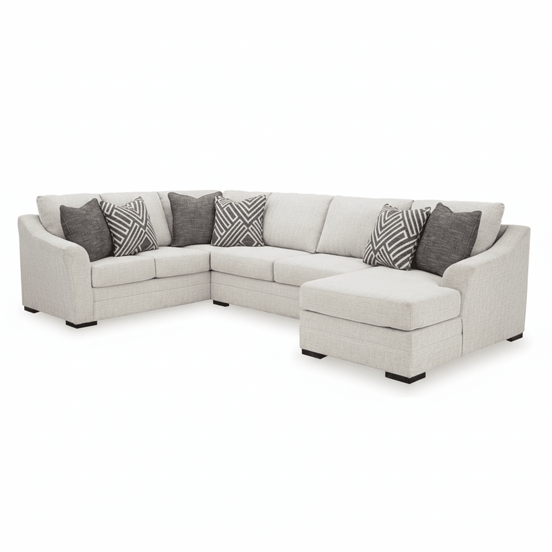 Koralynn 3-Piece Sectional with Chaise Right Chaise