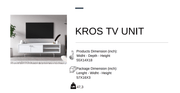 Kros TV Unit - Berre Furniture