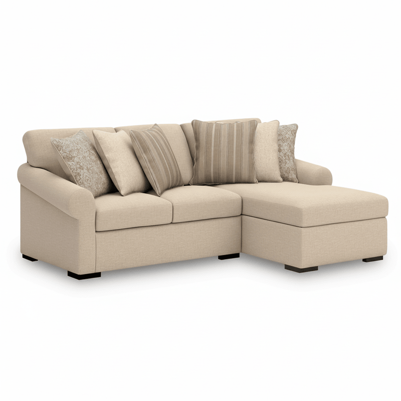 LadyMae 2-Piece Sectional with Chaise Right Chaise