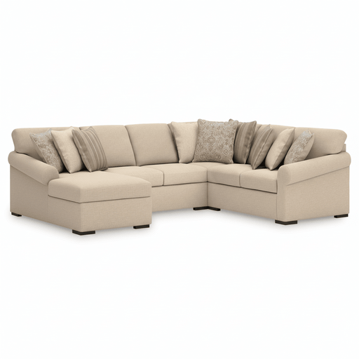 LadyMae 4-Piece Sectional with Chaise Left Chaise