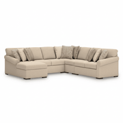 LadyMae 5-Piece Sectional with Chaise Left Chaise