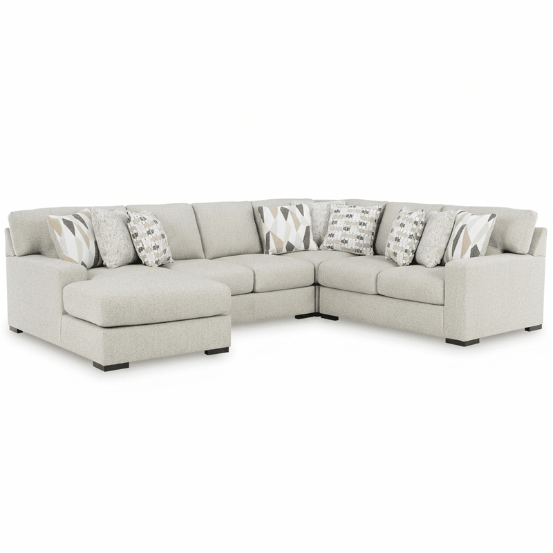 Laurelgrove 4-Piece Sectional with Chaise Left Chaise