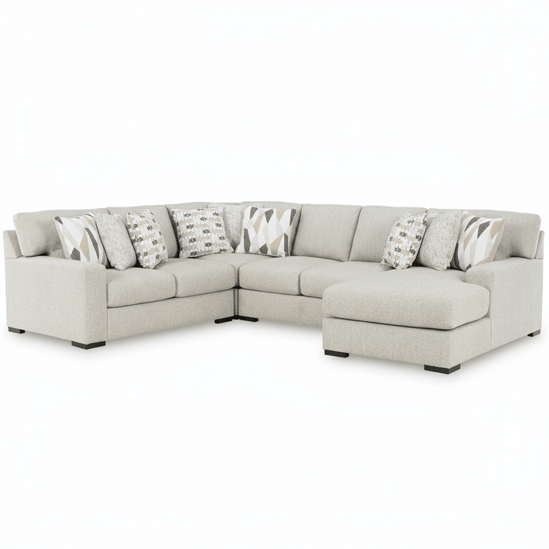 Laurelgrove 4-Piece Sectional with Chaise Right Chaise