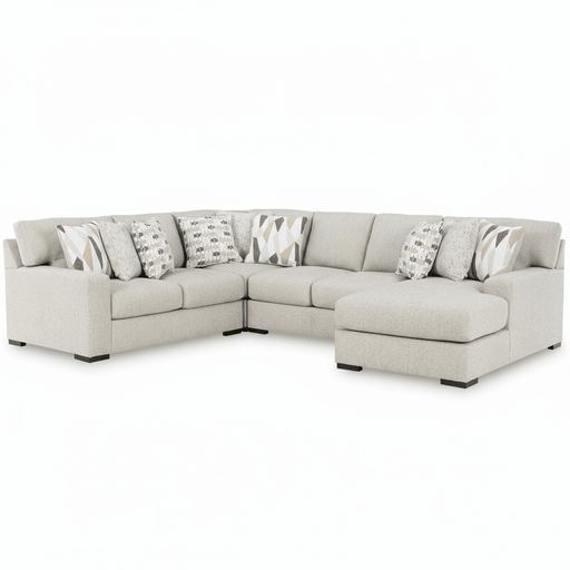 Laurelgrove 4-Piece Sectional with Chaise Right Chaise