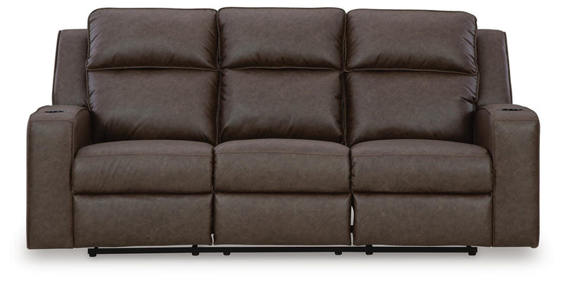 Lavenhorne Reclining Sofa w/ Drop Down Table Default Title