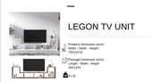 Legon TV Unit Varna Oak - Berre Furniture