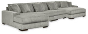 Lindyn 4-Piece Sectional with Double Chaise Default Title