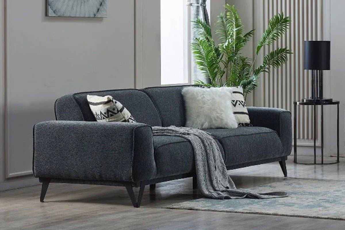 LONDON Sofa 3 Seater Grey