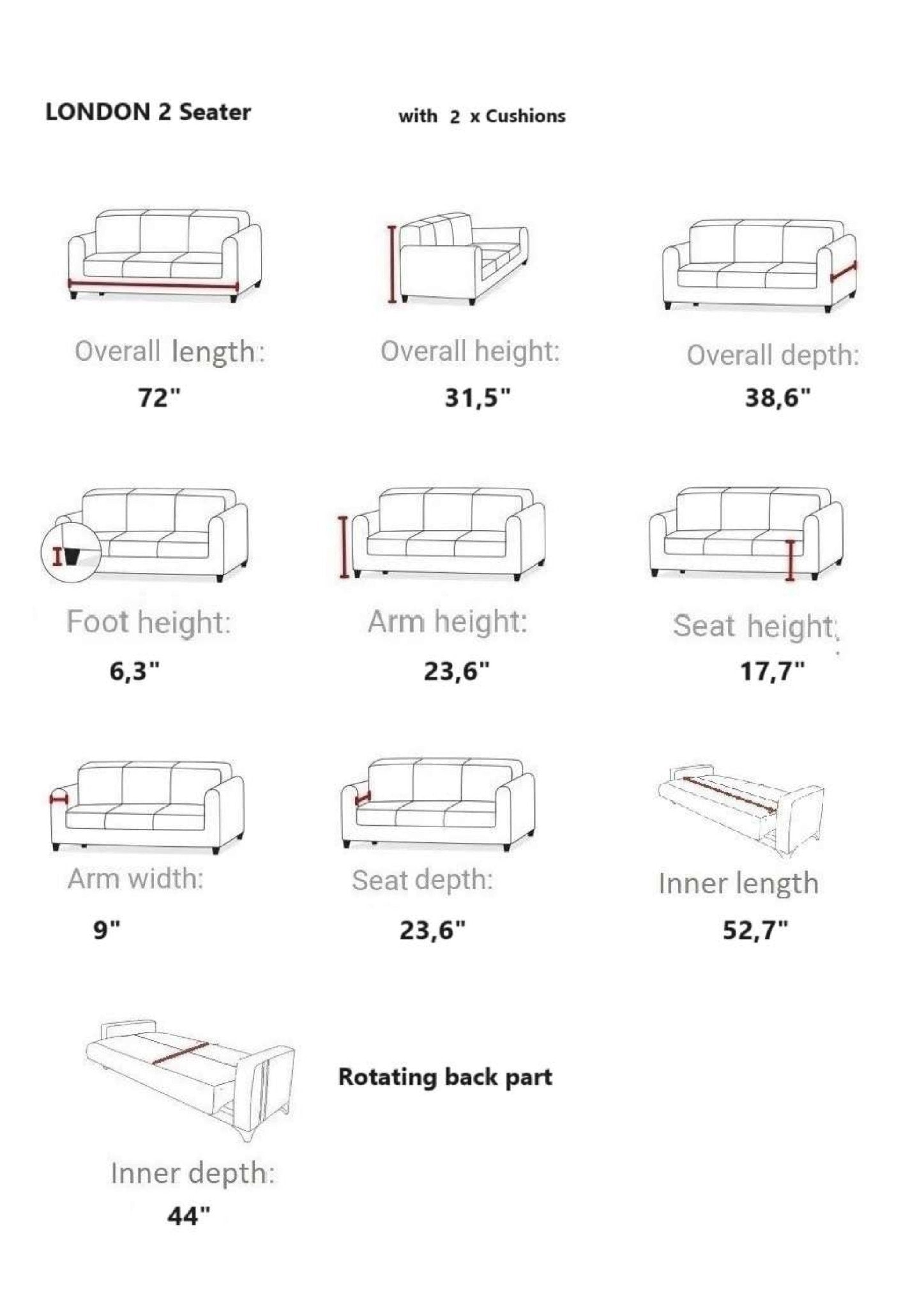 LONDON Sofa