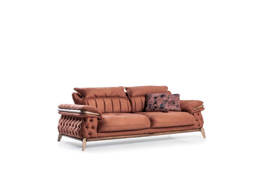 Maserati 3 Seater Sofa Brown