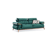 Maserati 3 Seater Sofa green
