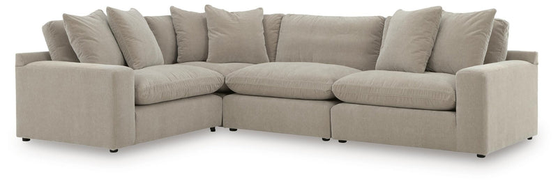 Maxton Heights 4-Piece Sectional Pebble