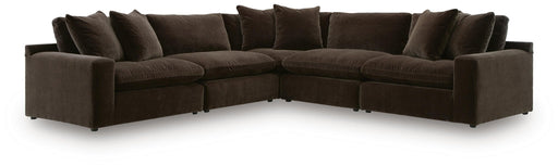 Maxton Heights 5-Piece Sectional Bittersweet