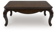Maylee Rectangular Cocktail Table - Berre Furniture