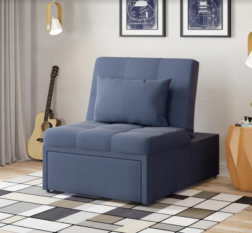 Mello Pull Out Chair In A Box by Bellona CORVET NAVY