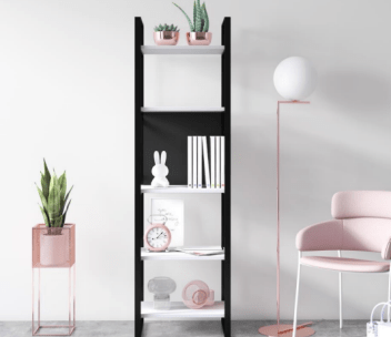 Meta Narrow Bookcase Victoria Walnut