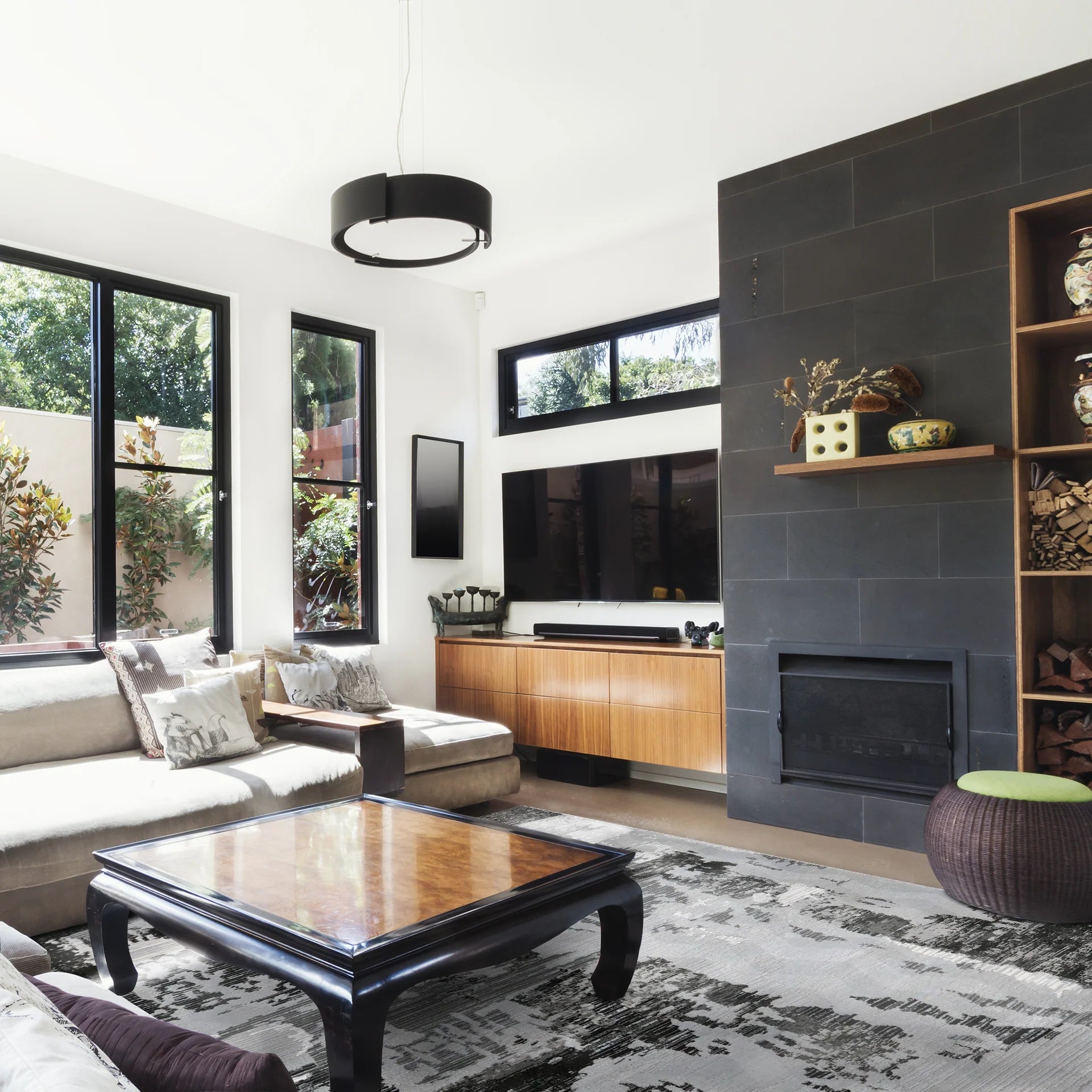 Mey Grey Rug - Berre Furniture