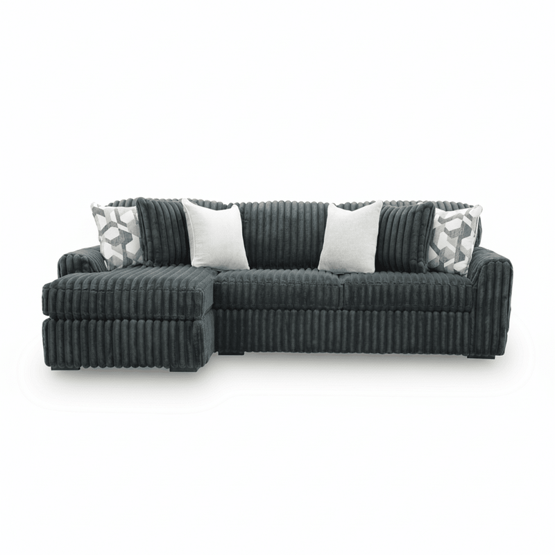 Midnight-Madness 2-Piece Sectional Sofa Chaise Left Chaise