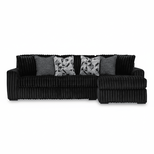 Midnight-Madness 2-Piece Sectional Sofa with Chaise Left Chaise