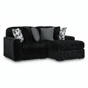 Midnight-Madness 2-Piece Sectional with Chaise Right Chaise