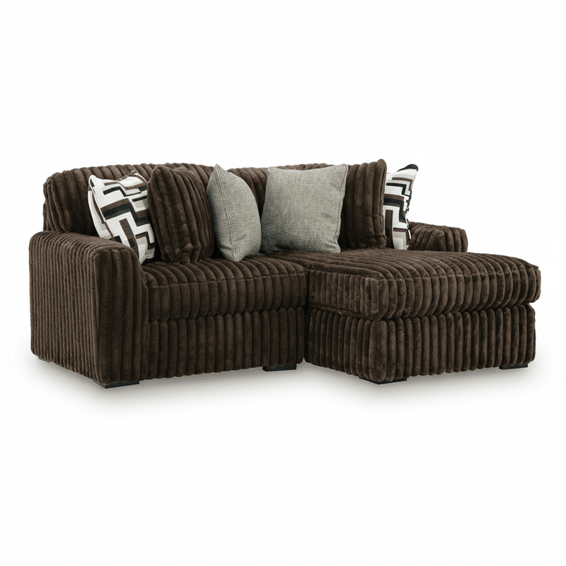 Midnight-Madness 2-Piece Sectional with Chaise Right Chaise