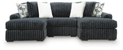 Midnight-Madness 3-Piece Double Chaise Sectional Default Title