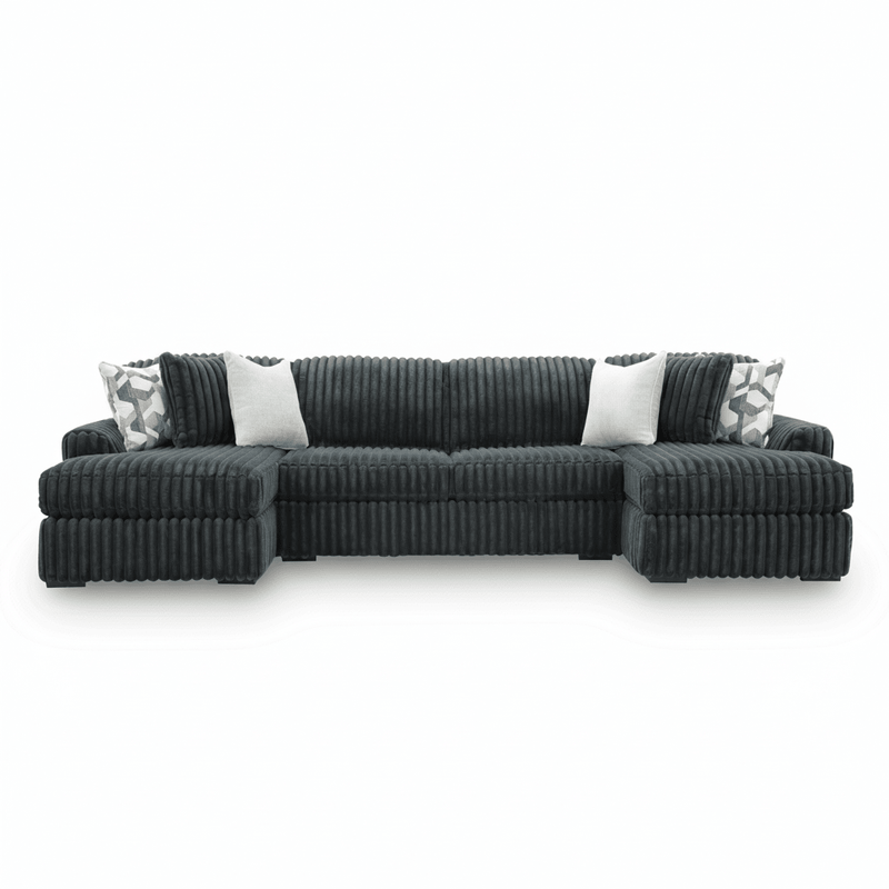 Midnight-Madness 3-Piece Double Chaise Sectional Default Title
