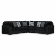 Midnight-Madness 3-Piece Sectional Onyx
