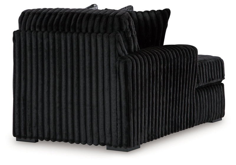 Midnight-Madness 3-Piece Sectional with Chaise