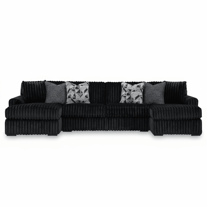 Midnight-Madness 3-Piece Sectional with Chaise Default Title