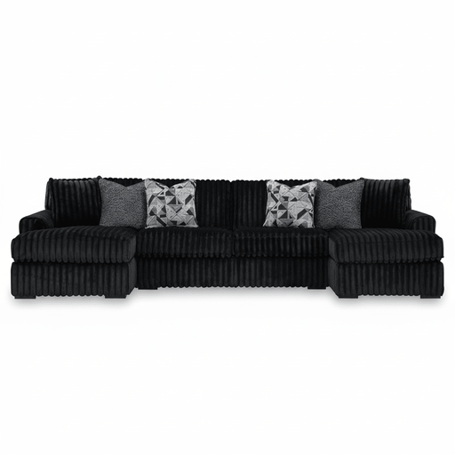 Midnight-Madness 3-Piece Sectional with Chaise Default Title