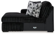 Midnight-Madness 3-Piece Sectional with Chaise