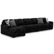 Midnight-Madness 3-Piece Sectional with Chaise Default Title