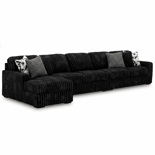 Midnight-Madness 3-Piece Sectional with Chaise Default Title
